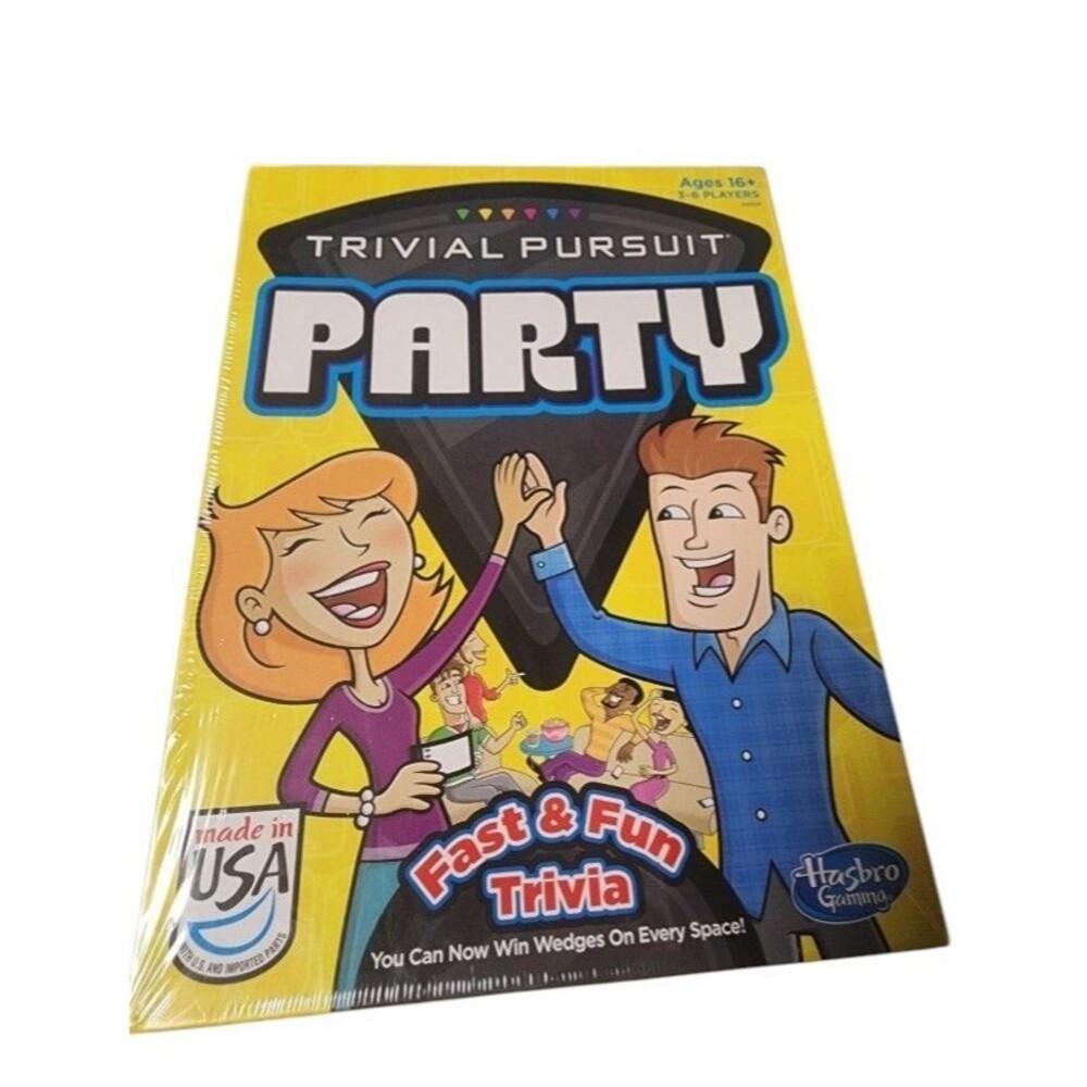 Hasbro Trivial Pursuit Party Game NIB Aged 16 and up